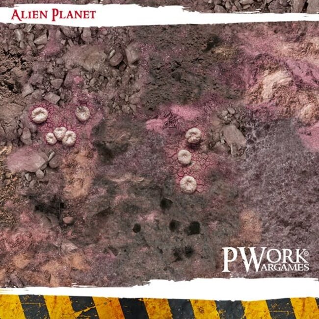 PWork Wargames PWork Wargames: Alien Planet (48"x48")