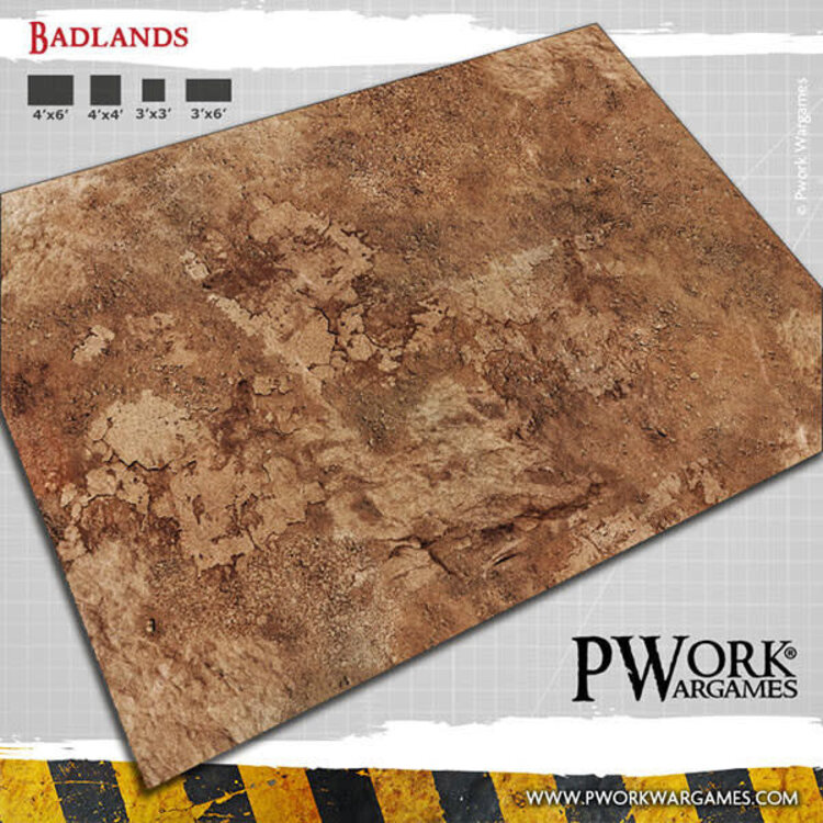 PWork Wargames PWork Wargames: Badlands (44"x30")