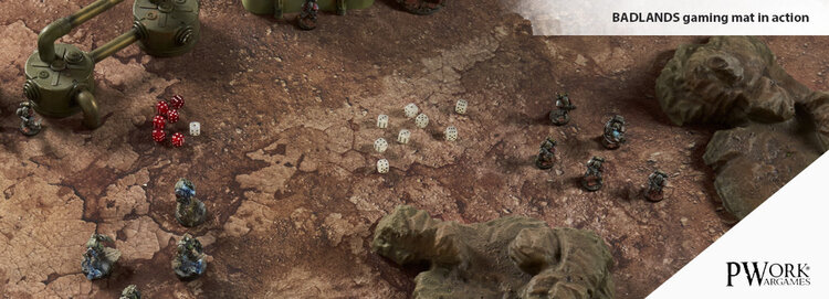 PWork Wargames PWork Wargames: Badlands (44"x60")