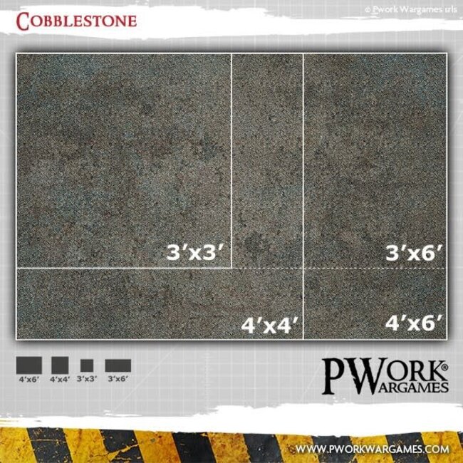 PWork Wargames PWork Wargames: Cobblestone (44"x30")