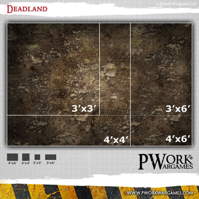 PWork Wargames PWork Wargames: Deadland (22"x30")
