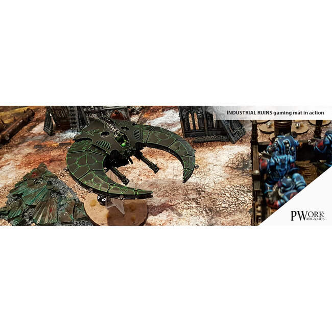 PWork Wargames PWork Wargames: Industrial Ruins (44"x60")