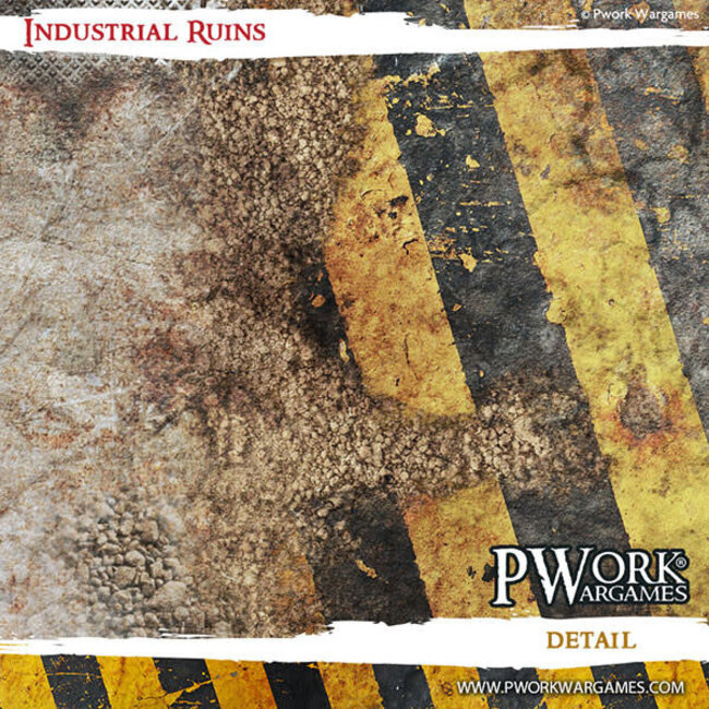 PWork Wargames PWork Wargames: Industrial Ruins (44"x60")