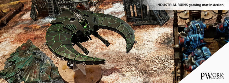 PWork Wargames PWork Wargames: Industrial Ruins (48"x48")