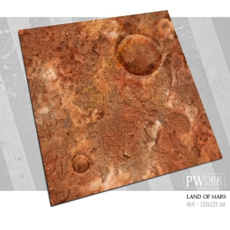 PWork Wargames PWork Wargames: Lands of Mars (48"x48")