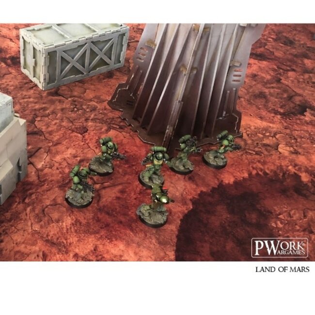 PWork Wargames PWork Wargames: Lands of Mars (48"x48")