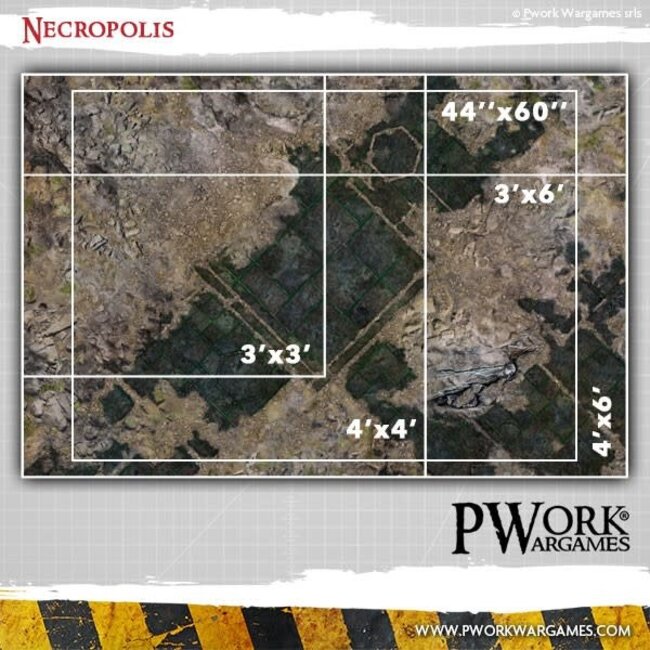PWork Wargames PWork Wargames: Necropolis (44"x60")