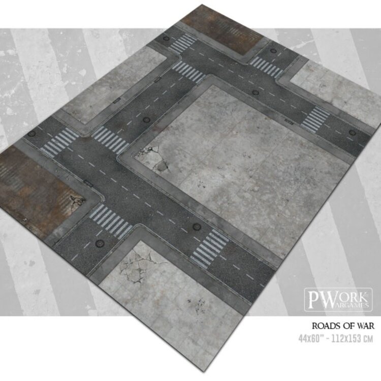 PWork Wargames PWork Wargames: Roads of War (44"x60")