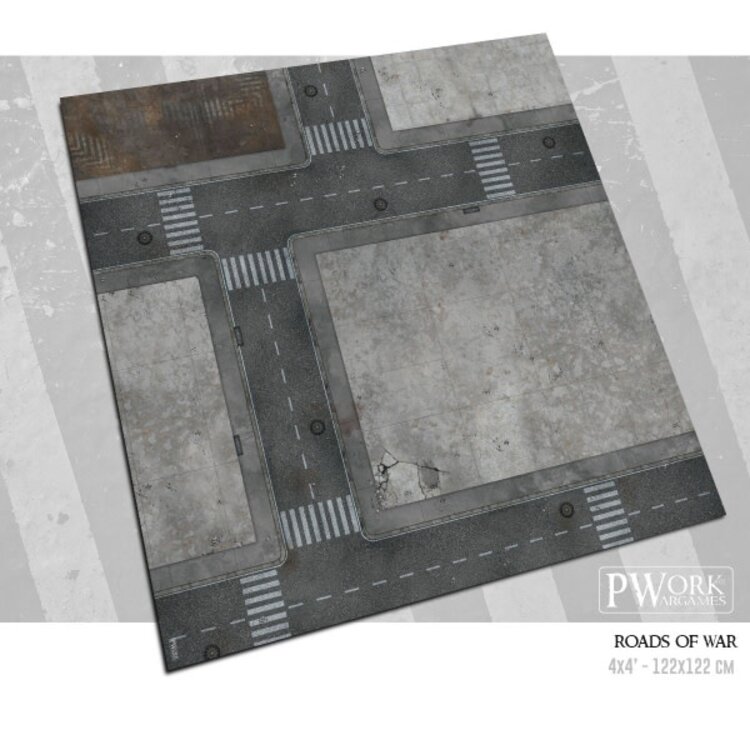 PWork Wargames PWork Wargames: Roads of War (48"x48")