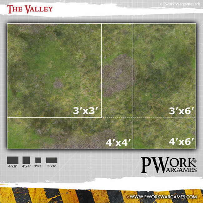 PWork Wargames PWork Wargames: The Valley (22"x30")