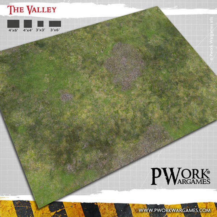 PWork Wargames PWork Wargames: The Valley (48"x48")