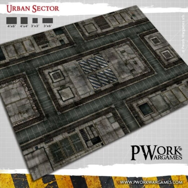PWork Wargames PWork Wargames: Urban Sector (48"x48")