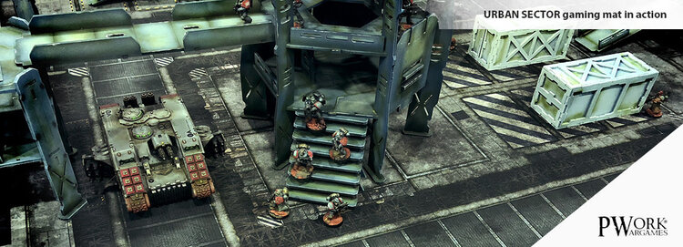 PWork Wargames PWork Wargames: Urban Sector (48"x48")