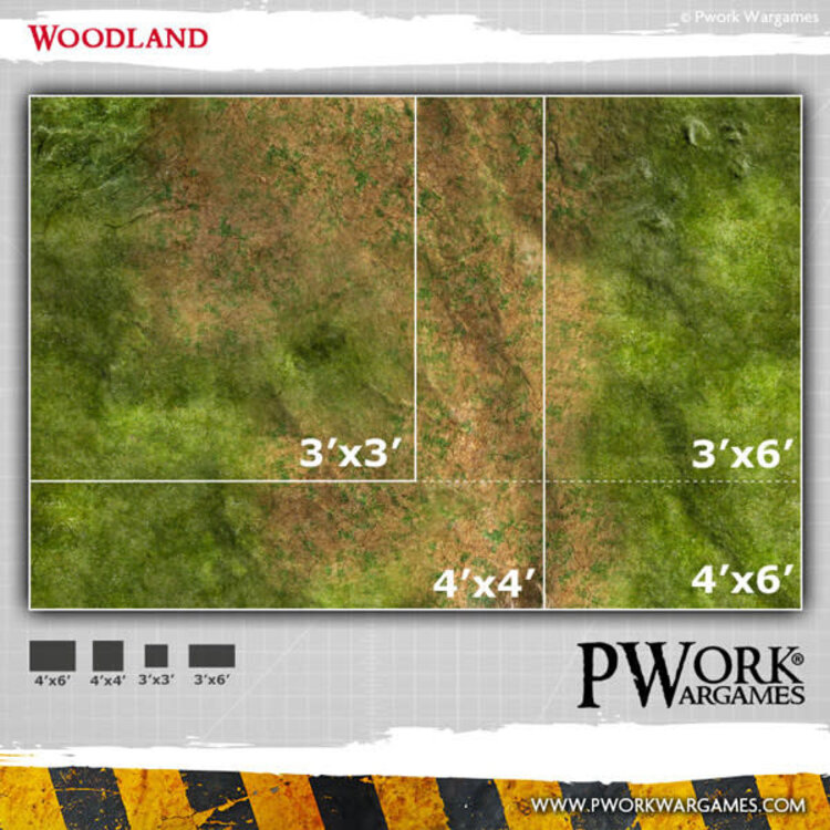 PWork Wargames PWork Wargames: Woodland (48"x48")