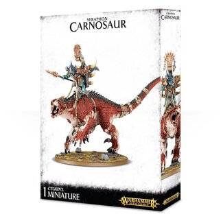 Games Workshop Seraphon: Saurus Oldblood / Saurus Scar-Veteran on Carnosaur / Skink Oracle on Troglodon