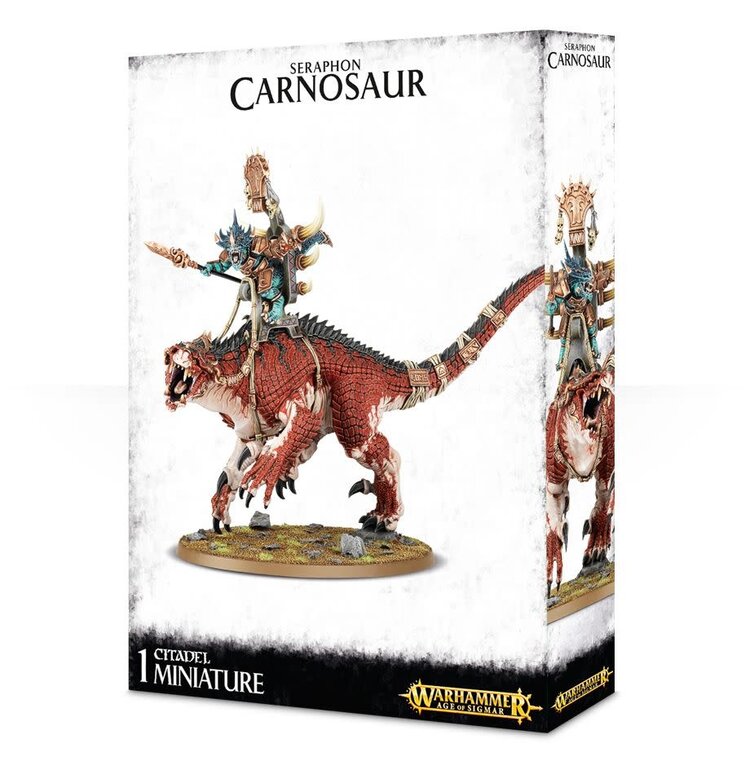 Games Workshop Warhammer Warhammer Age of Sigmar - Seraphon: Saurus Oldblood / Saurus Scar-Veteran on Carnosaur / Skink Oracle on Troglodon