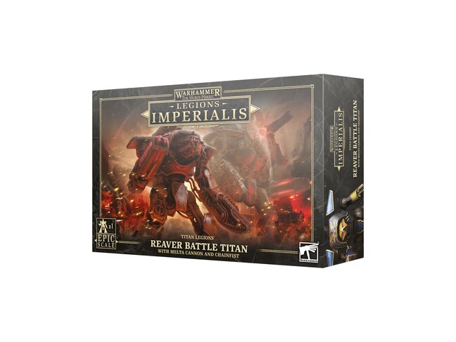 Games Workshop Warhammer Legions Imperialis: Reaver Battle Titan with Melta Cannon and Chainfist