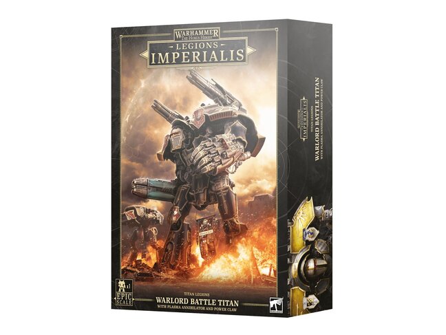 Games Workshop Warhammer Legions Imperialis: Warlord Battle Titan with Plasma Annihilator and Power Claw