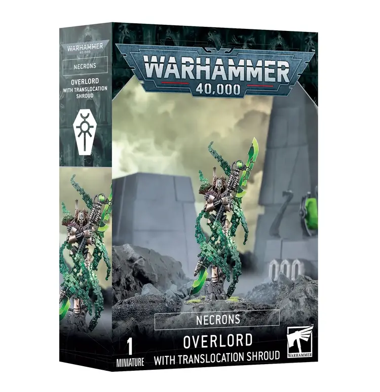 Games Workshop Warhammer Warhammer 40000 - Necrons: Overlord with Translocation Shroud