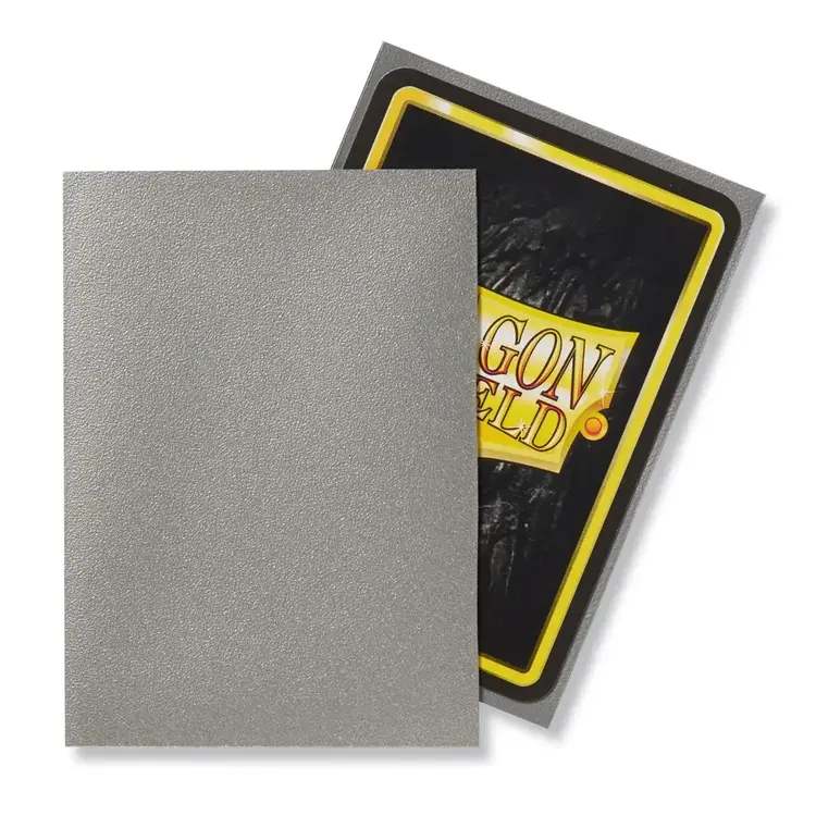Dragon Shield Dragon Shield: Silver Matte Sleeves (100 Standard Size Sleeves)