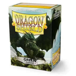 Dragon Shield Green Classic Sleeves (100 Standard Size Sleeves)