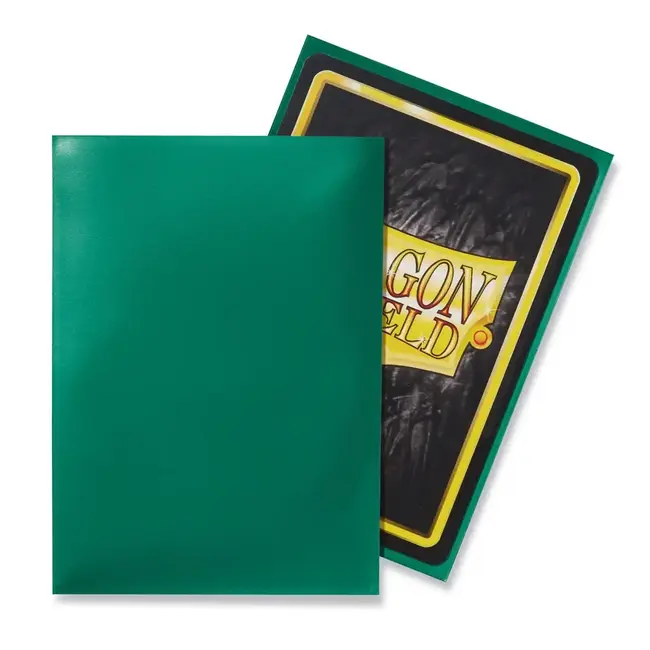 Dragon Shield Dragon Shield: Green Classic Sleeves (100 Standard Size Sleeves)