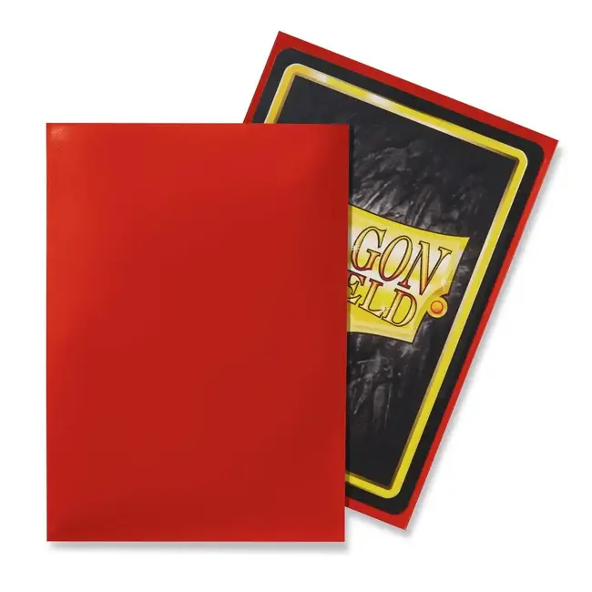 Dragon Shield Dragon Shield: Crimson Classic Sleeves (100 Standard Size Sleeves)