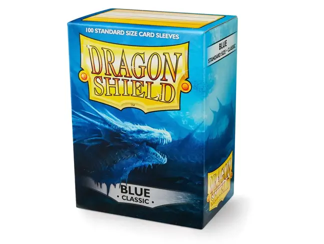 Dragon Shield Blue Classic Sleeves (100 Standard Size Sleeves)