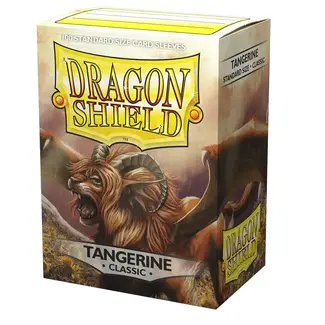 Dragon Shield Tangerine Classic Sleeves (100 Standard Size Sleeves)