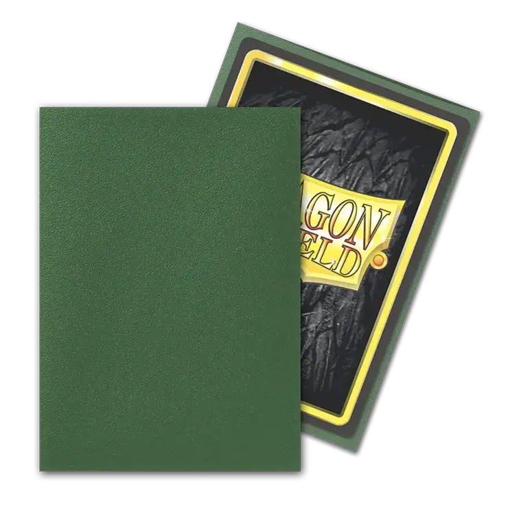 Dragon Shield Dragon Shield: Forest Green Matte Sleeves (100 Standard Size Sleeves)