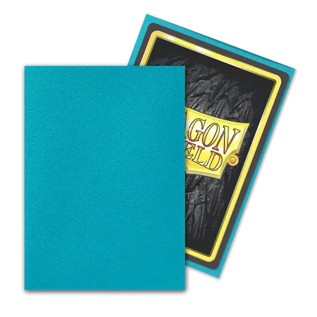 Dragon Shield Dragon Shield: Turquoise Matte Sleeves (100 Standard Size Sleeves)