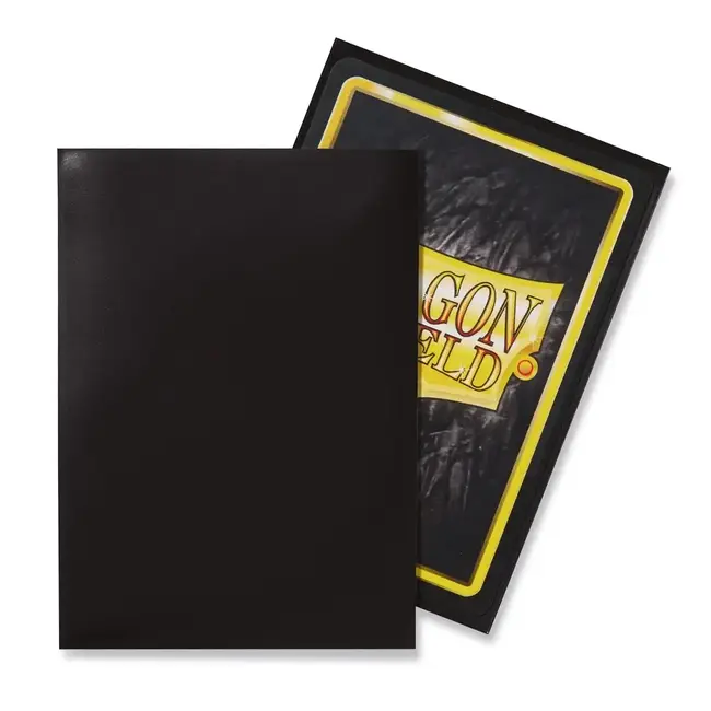 Dragon Shield Dragon Shield: Black Classic Sleeves (100 Standard Size Sleeves)