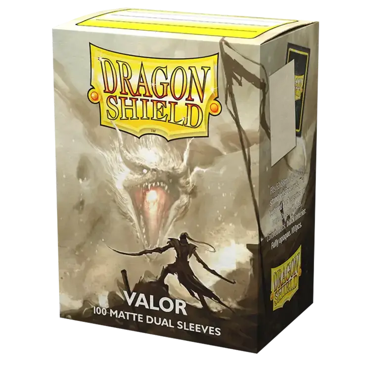 Dragon Shield Dragon Shield: Valor Matte Dual Sleeves (100 Standard Size Sleeves)