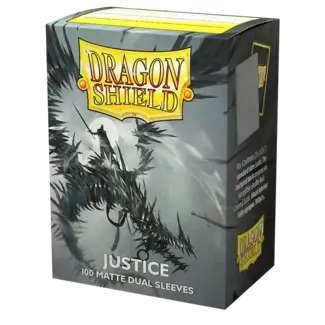 Dragon Shield Justice Matte Dual Sleeves (100 Standard Size Sleeves)