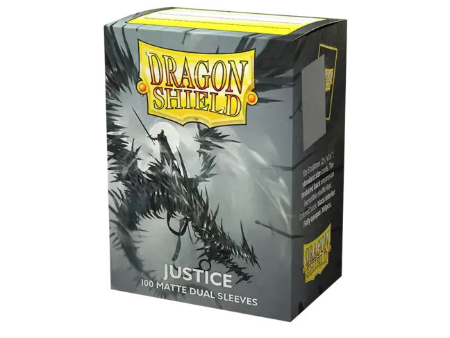 Dragon Shield Justice Matte Dual Sleeves (100 Standard Size Sleeves)