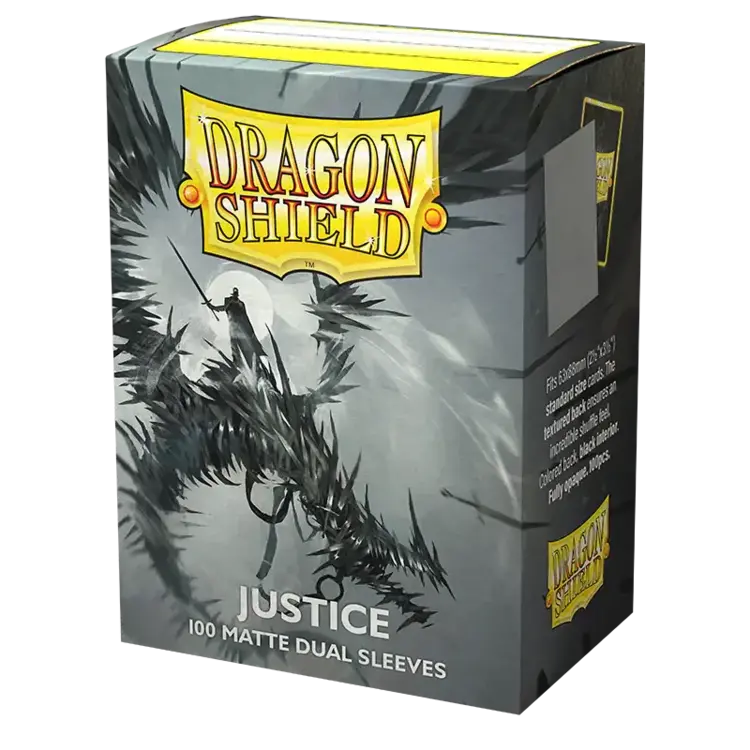 Dragon Shield Dragon Shield: Justice Matte Dual Sleeves (100 Standard Size Sleeves)