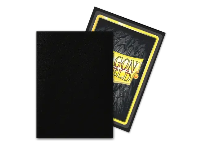 Dragon Shield Black Matte Non-Glare Sleeves (100 Standard Size Sleeves)