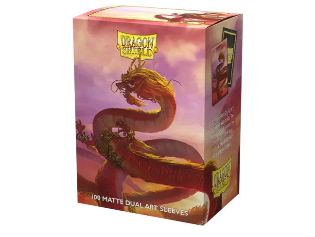 Dragon Shield Wood Dragon 2024 Matte Dual Art Sleeves (100 Standard Size Sleeves)