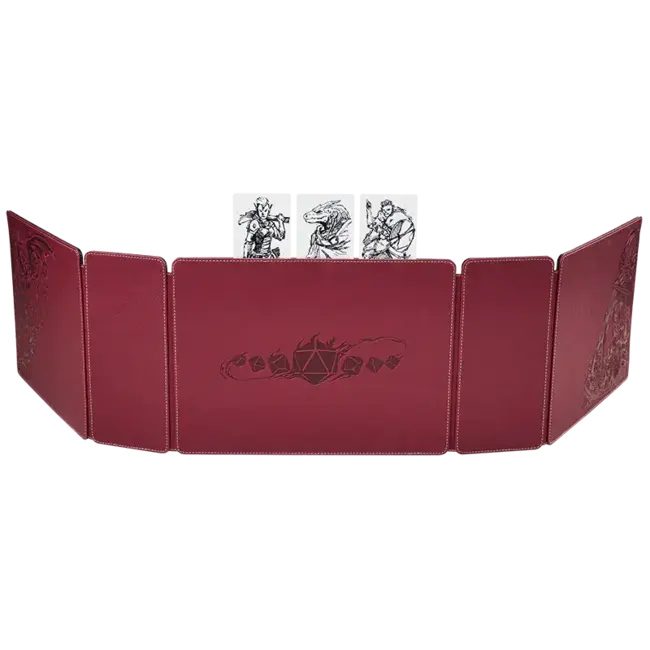 Dragon Shield Dragon Shield: Game Master Companion: Game Master Screen & Accessory Box - Blood Red