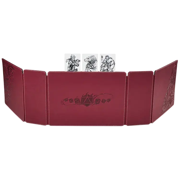 Dragon Shield Dragon Shield: Game Master Companion: Game Master Screen & Accessory Box - Blood Red