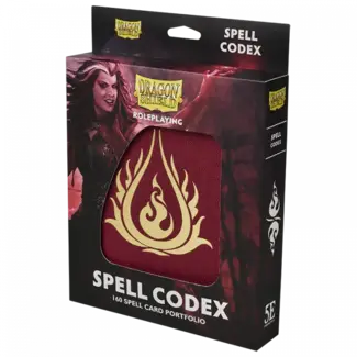 Dragon Shield Spell Codex - Blood Red