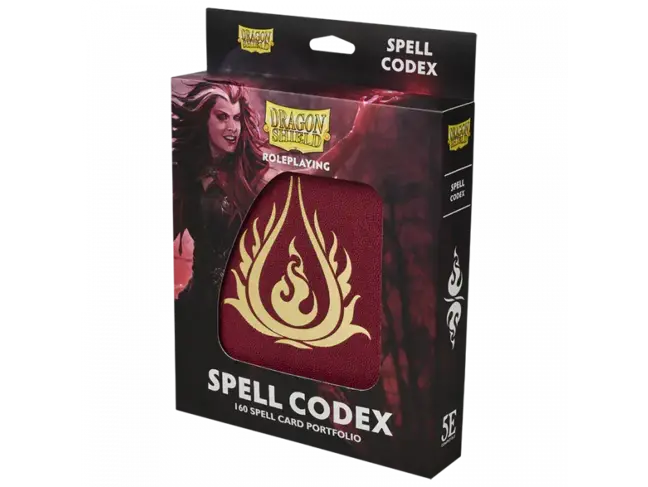 Dragon Shield Spell Codex - Blood Red