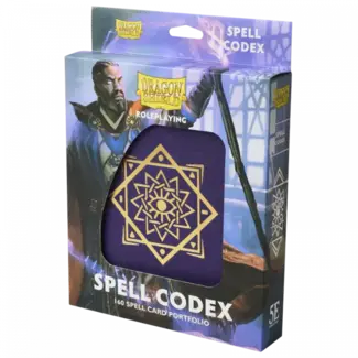 Dragon Shield Spell Codex - Arcane Purple