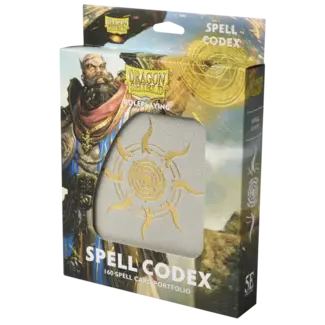 Dragon Shield Spell Codex - Ashen White