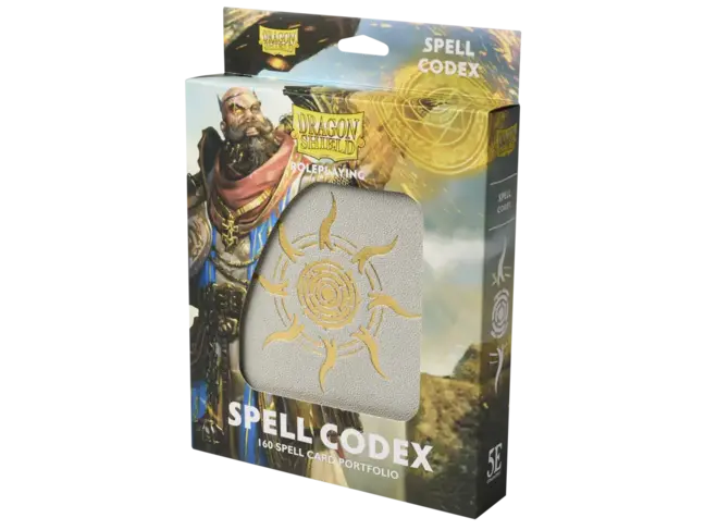 Dragon Shield Spell Codex - Ashen White