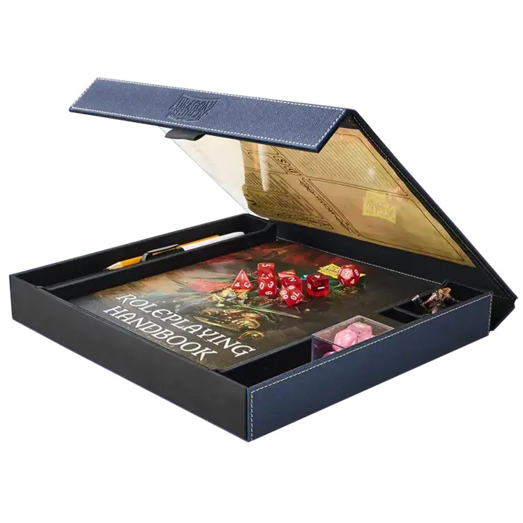 Dragon Shield Dragon Shield: Player Companion: RPG Accessory Box & Dice Tray - Midnight Blue