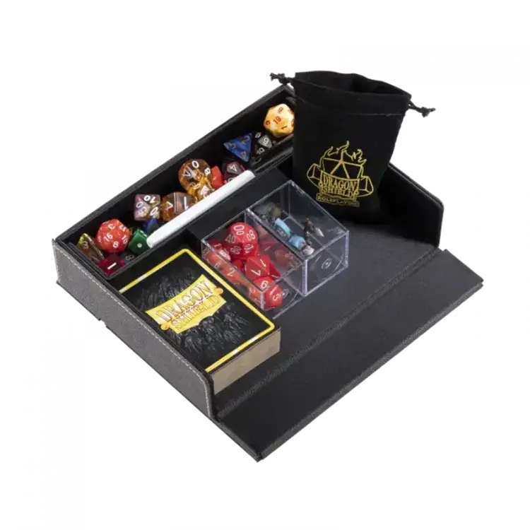 Dragon Shield Dragon Shield: Dice Companion: Dice Box & Tray - Iron Grey