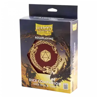 Dragon Shield Dice Companion: Dice Box & Tray - Blood Red