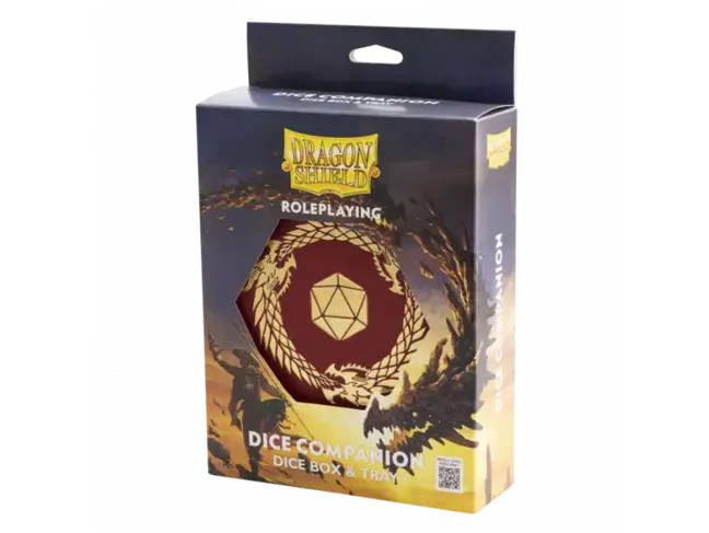 Dragon Shield Dice Companion: Dice Box & Tray - Blood Red