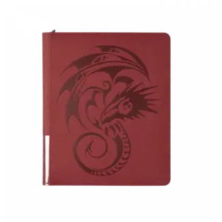 Dragon Shield Zipster Binder Regular + 20 Pages - Blood Red